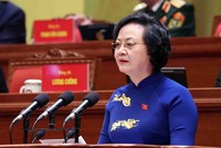 Phó thủ tướng Phạm Thị Thanh Trà trình bày tham luận - Ảnh: TTXVN. 