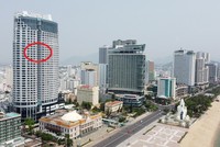 Dự án Panorama Nha Trang (khoanh đỏ) vi phạm về cho thuê đất không thông qua đấu giá. Ảnh: K.N 