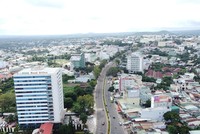 Khu đất thực hiện dự án nằm ngay bên cạnh trụ sở của Tập đoàn HAGL, nằm gần ngay vòng xoay Phù Đổng, phường Pleiku. 