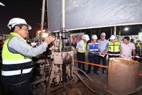 Tuyến Metro số 2 TP.HCM tăng tốc thi công trong đêm ngay sau lễ khởi công 