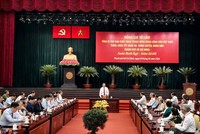 Tổng Bí thư Tô Lâm đến thăm, chúc Tết Đảng bộ, chính quyền, Nhân dân TP.HCM