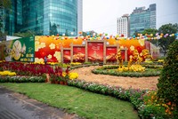 “Đất vàng” số 12 Lê Duẩn khoác "áo mới", TP.HCM thêm điểm check-in vào dịp Tết