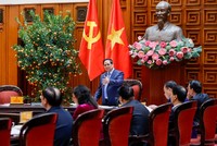 Thủ tướng Phạm Minh Chính chủ trì cuộc họp về điều hành chính sách tiền tệ, tài khóa - Ảnh: VGP.