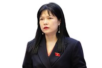 Bà Tạ Thị Yên, Phó chủ nhiệm Ủy ban Công tác đại biểu của Quốc hội, Phó chánh văn phòng Thường trực Văn phòng Hội đồng Bầu cử quốc gia 