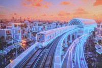 Phối cảnh tuyến metro số 2 đoạn Bến Thành - Tham Lương - Ảnh: Lê Toàn