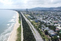 Đà Nẵng nghiên cứu mở rộng tuyến đường ven biển Nguyễn Tất Thành. Ảnh: N.T