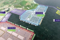 Quy hoạch tổng thể mặt bằng Cảng container Liên Chiểu. 