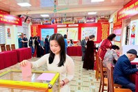 Quảng Ninh: 99,98% cử tri toàn tỉnh đã thực hiện bỏ phiếu 