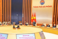 Tổng Bí thư Tô Lâm làm việc với Ban Chấp hành Đảng bộ thành phố Hải Phòng. Ảnh: Đàm Thanh