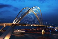 Phối cảnh dự kiến cầu Thủ Thiêm 4 