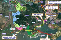 Sơ đồ hướng tuyến đường ven biển phía Nam đoạn qua TP.HCM - Nguồn TEDI