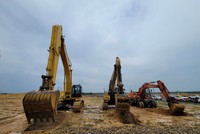 Dự án nhà máy sản xuất vải TST Textile Việt Nam đã được động thổ trên thực địa.