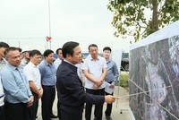 Chủ tịch UBND tỉnh Phạm Quang Ngọc kiểm tra tiến độ triển khai dự án đường Vành đai 3,5, đoạn từ ĐT.379 đến QL.5.