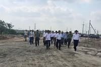 Lãnh đạo TP. Cần Thơ cùng các sở, ban, ngành Thành phố kiểm tra tiến độ KCN VSIP Cần Thơ