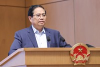 Thủ tướng Chính phủ chỉ rõ các nhóm nhiệm vụ, giải pháp trọng tâm thời gian tới - Ảnh: VGP.