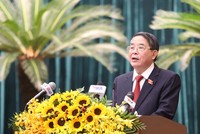 Phó chủ tịch Quốc hội Nguyễn Đức Hải phát biểu tại kỳ họp. Ảnh: Trọng Tín.