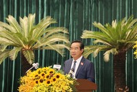 Ông Nguyễn Văn Được tái đắc cử Chủ tịch UBND Thành phố nhiệm kỳ 2026 - 2031. Ảnh: Trọng Tín.