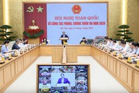 Thủ tướng Chính phủ nhấn mạnh: Phòng chống thiên tai phải lấy người dân là trung tâm, chủ thể, không để ai bị bỏ lại phía sau - Ảnh: VGP.