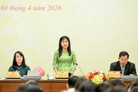 Phó Chủ nhiệm Ủy ban Công tác đại biểu Tạ Thị Yên - Ảnh: Như Ý.