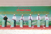 Dự án cầu Đình Khao đã được khởi công vào ngày 19/12/2025. Nguồn: www.vinhlong.gov.vn