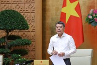 Đồng chí Lê Minh Hưng, Ủy viên Bộ Chính trị, Bí thư Đảng ủy Chính phủ, Thủ tướng Chính phủ, chủ trì cuộc họp của Thường trực Đảng ủy Chính phủ và Thường trực Chính phủ để thảo luận, cho ý kiến về một số nội dung thuộc thẩm quyền và một số nội dung chuẩn bị trình cấp có thẩm quyền xem xét, quyết định. Ảnh: VGP