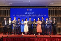 Lễ ký kết diễn ra với sự tham gia của nhiều định chế tài chính và quỹ đầu tư uy tín.