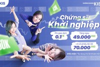 Chứng khoán KIS tung ưu đãi 1,1 tỷ đồng: Tặng cổ phiếu, hoàn phí 100%