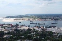 Cảng Cửa Việt, một trong các khu vực được quy hoạch trở thành điểm trung chuyển hàng hoá tại Quảng Trị.