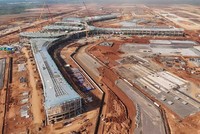 Công trường Cảng hàng không quốc tế Long Thành giai đoạn 1. 