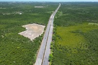 Tuyến đường Rừng Sác hiện đang có 6 làn xe, cho lưu thông 2 chiều. (Ảnh: Lê Toàn)