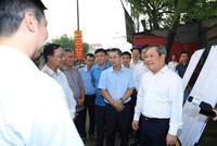 Chủ tịch UBND TP. Hà Nội Vũ Đại Thắng yêu cầu phải đẩy nhanh tiến độ giải phóng mặt bằng, coi đây là khâu then chốt quyết định tiến độ toàn Dự án.
