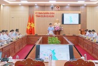 Lãnh đạo UBND tỉnh Quảng Ngãi họp cho ý kiến về đề xuất cơ chế, chính sách phát triển Trung tâm lọc hóa dầu và năng lượng quốc gia tại Khu kinh tế Dung Quất.