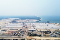 Dự án khu bến cảng Mỹ Thuỷ. Ảnh: Ngọc Tân