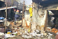 Một vụ cháy nhà ở TP.HCM.