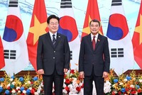 Thủ tướng Chính phủ Lê Minh Hưng hội kiến Tổng thống Hàn Quốc Lee Jae Myung 