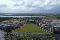 Một dự án bất động sản ven sông Cổ Cò tại Đà Nẵng.