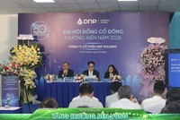 Toàn cảnh phiên họp Đại hội đồng cổ đông của DNP Holding năm 2026.