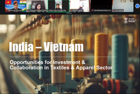 Việt Nam và Ấn Độ đang thúc đẩy thực thi sáng kiến sáng kiến hợp tác nhằm hình thành khu công nghiệp dệt may tích hợp. 