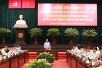 Tổng Bí thư, Chủ tịch nước Tô Lâm làm việc với TP. Hồ Chí Minh 