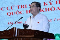 Ủy viên Bộ Chính trị, Phó Thủ tướng Thường trực Phạm Gia Túc phát biểu tại Hội nghị. Ảnh: VGP.