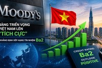 Moody’s nâng triển vọng của Việt Nam lên “Tích cực” và khẳng định xếp hạng tín nhiệm Ba2 