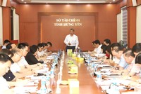 Lãnh đạo UBND tỉnh yêu cầu Sở Tài chính tiếp tục phát huy vai trò “tổng tham mưu trưởng” trong điều hành kinh tế - tài chính.