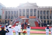Lễ đón trọng thể Tổng Bí thư, Chủ tịch nước Tô Lâm thăm cấp Nhà nước Sri Lanka 