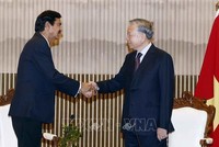 Tổng Bí thư, Chủ tịch nước Tô Lâm tiếp đại diện các tập đoàn, doanh nghiệp Ấn Độ 