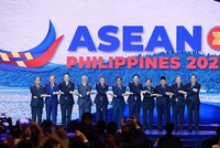 Các Trưởng đoàn tham dự Hội nghị Cấp cao ASEAN lần thứ 48. Ảnh: TTXVN.
