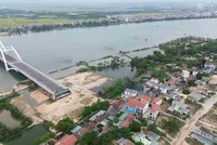 Dự án Cầu Nhật Lệ 3 và đường dẫn hai đầu cầu vẫn còn vướng giải phóng mặt bằng.