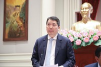 Thứ trưởng Bộ Tài chính Cao Anh Tuấn giới thiệu nội dung của Luật - Ảnh: TT.