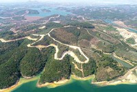 Hồ Đại Ninh, tỉnh Lâm Đồng. 