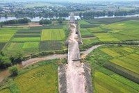 Công trình cầu Tây An 1 và Tây An 2 vẫn chưa thể hoàn thành sau nhiều năm thi công. Ảnh: Hà Nam