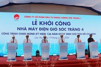 Cần Thơ: Khởi công Dự án nhà máy điện gió vốn 14.500 tỷ đồng 